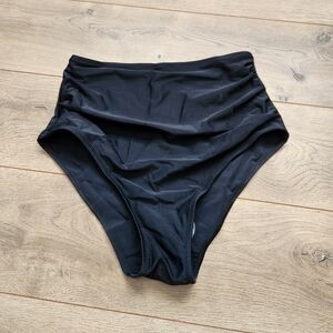 Brand New Small High Waisted Black Swim Bottoms